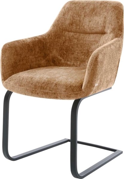 Freischwinger Pejo-Flex Chenille Rost Freischwinger flach Schwarz Taschenfederkern