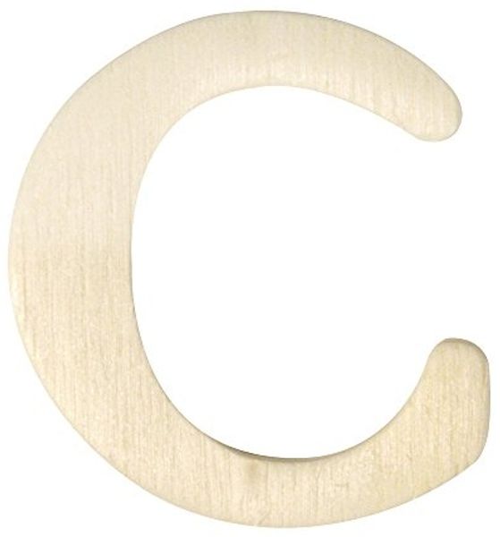 Holz-Buchstaben, 4 cm, C