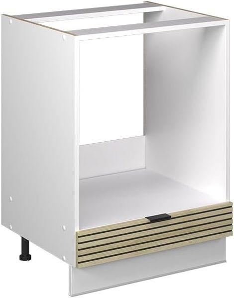 Herdumbauschrank Fame-Line Eiche Paneel 60 cm ohne Arbeitsplatte Vicco