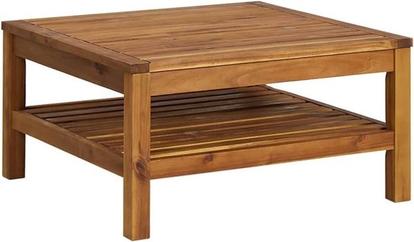 vidaXL Couchtisch 65x65x35 cm Massivholz Akazie 316292
