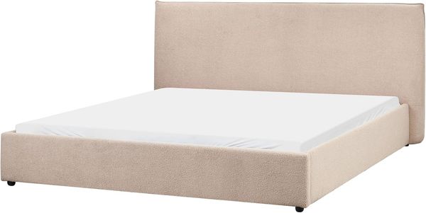 Wasserbett Bouclé LAVAUR 180 x 200 cm Taupe Bild 4