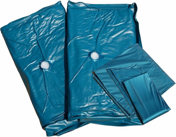 Wasserbett Bouclé LAVAUR 180 x 200 cm Taupe Bild 9