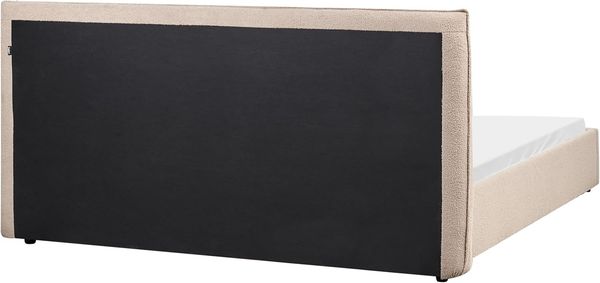 Wasserbett Bouclé LAVAUR 180 x 200 cm Taupe Bild 6