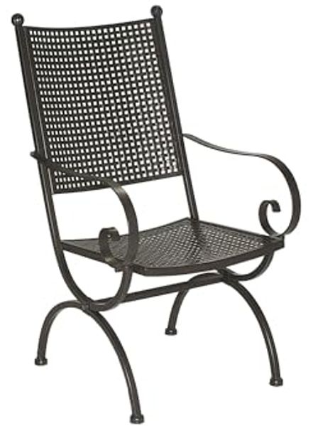 Romeo Elegance Sessel Eisengestell marone