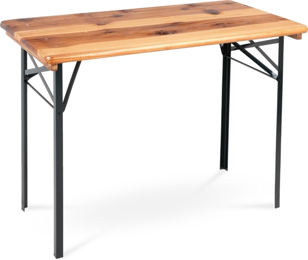 Stagecaptain BBT-117 Hirschgarten Bierzelttisch 117 cm - Robuster, kurzer Biertisch (117 cm lang) - Lackierte Oberfläche - Zusammenklappbar - Einfach zu verstauen und transportieren