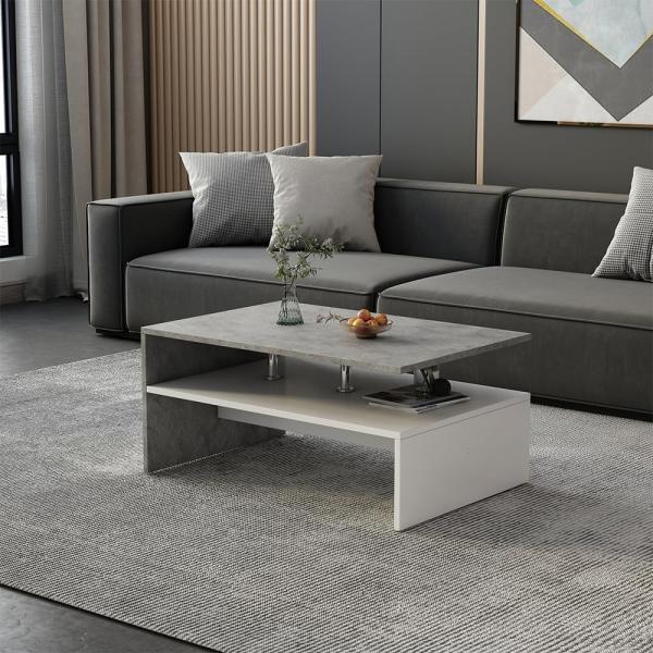 Vicco Couchtisch Beton 90 x 60 cm, Mike Bild 2