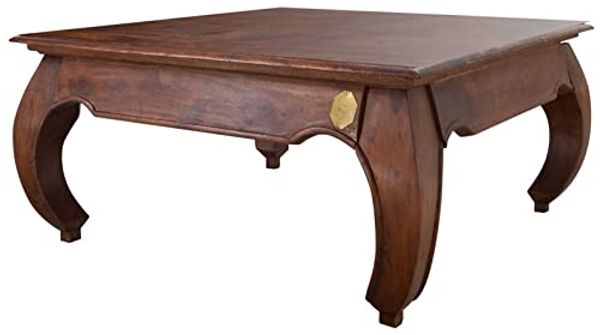 Couchtisch Akazie 120x120x40 nougat lackiert OPIUM #624