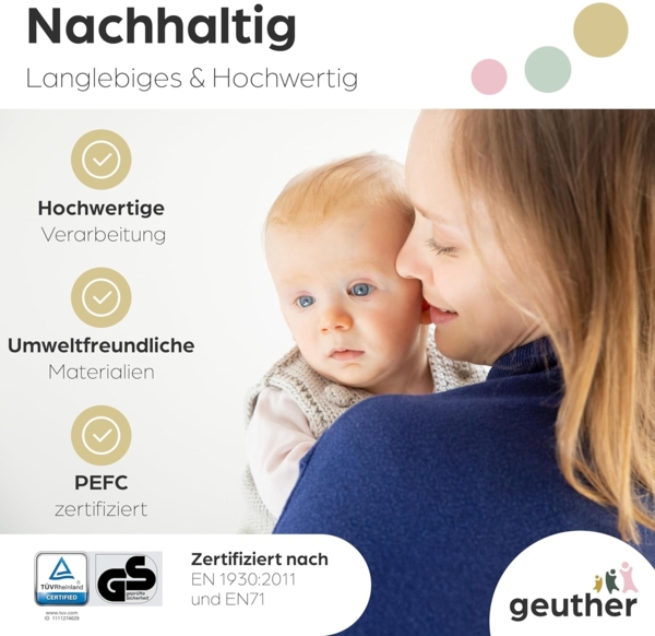 GEUTHER '2734+' Türschutzgitter, Holz natur, 86 - 133 cm Bild 9