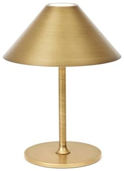Halo Design 800841 LED Akku Tischleuchte Hygge messing goldfarben