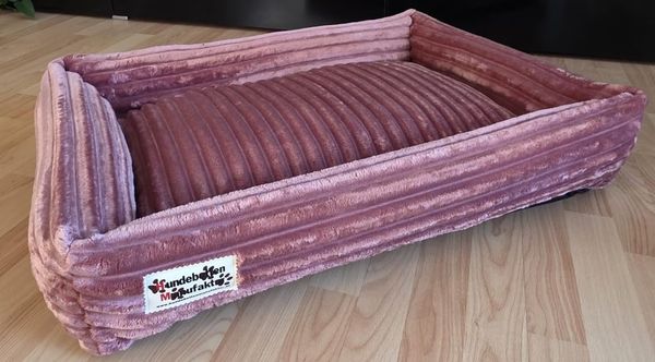 Hundebettenmanufaktur Hundebett Hundebett Cavo mit abnehmarem und waschbarem Cordbezug