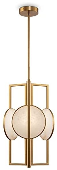 Maytoni Pendelleuchte Marmo gold 3-flammig