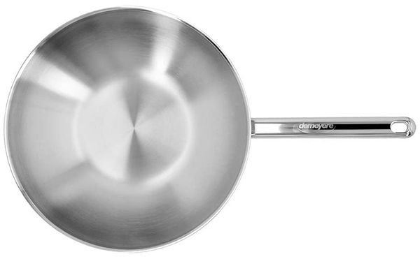 Demeyere Apollo 7 Wok flacher Boden 36 cm, 18/10 Edelstahl Bild 3