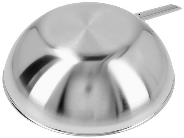 Demeyere Apollo 7 Wok flacher Boden 36 cm, 18/10 Edelstahl Bild 4