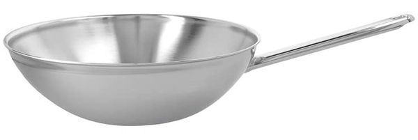 Demeyere Apollo 7 Wok flacher Boden 36 cm, 18/10 Edelstahl Bild 2