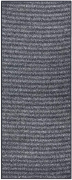Schlingen Läufer Bouclé Anthrazit - 80x200x0,5cm