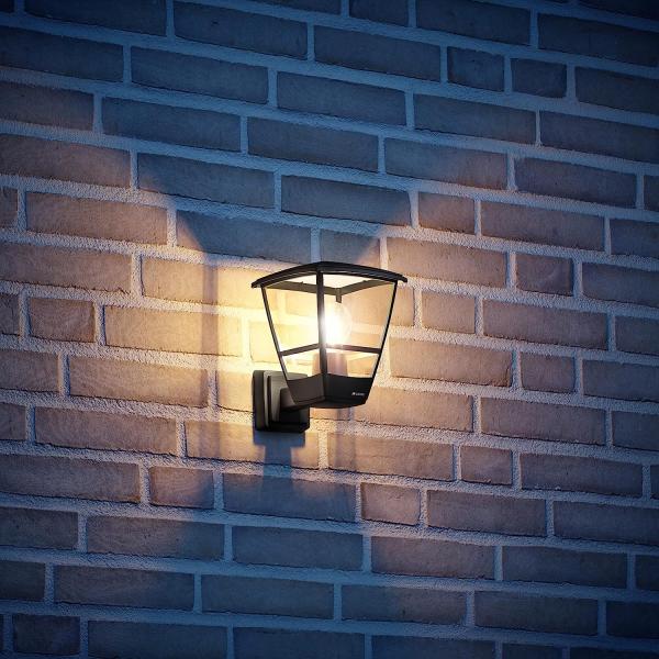 Steinel 'L 10' Außenleuchte, 180°-Infrarot-Sensor, Kunststoff Schwarz, 25,5 x 17,5 x 22,4 cm Bild 2