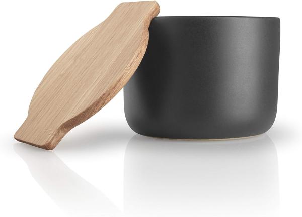 EvaSolo Nordic Kitchen Salzdose mit Deckel schwarz