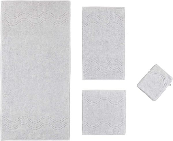 Ross Uni-Walk Handtücher Cashmere 9008 | Waschhandschuh 16x22 cm | chrom