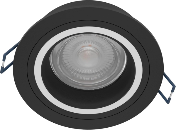 Eglo 900764 Einbauleuchte CAROSSO-Z Alu schwarz LED 5W 2700-6500K H:2. 8cm Ø9. 3cm dimmbar mit Connect-Z Funktion