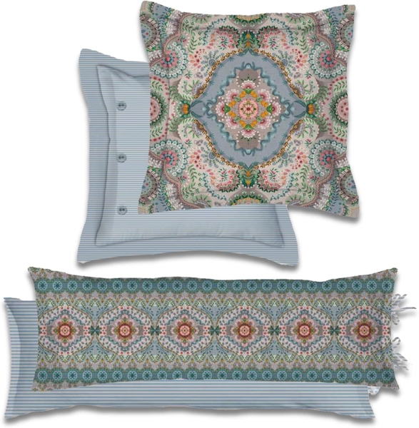 PiP Studio Dekokissen Majorelle Carpet Blue 30 x 90 cm