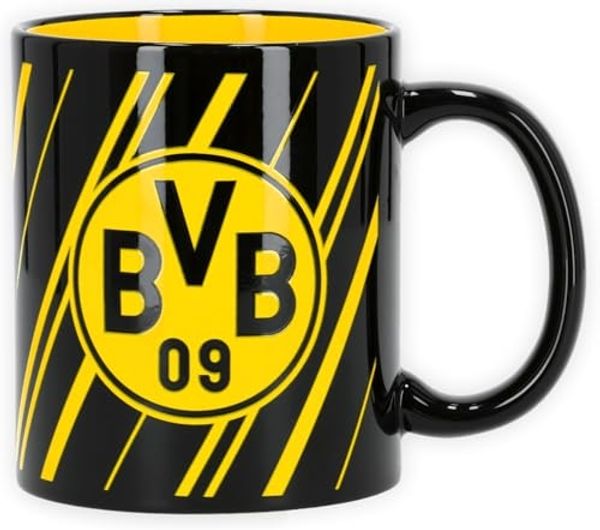 BVB MERCHANDISING Tasse Tasse Streifen, Keramik