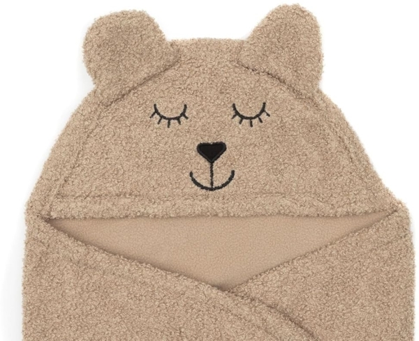 Jollein Bear Einschlagdecke - Biskuit Braun Bild 7