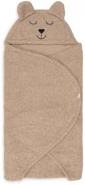 Jollein Bear Einschlagdecke - Biskuit Braun Bild 8