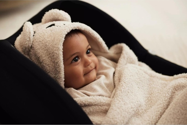 Jollein Bear Einschlagdecke - Biskuit Braun Bild 2