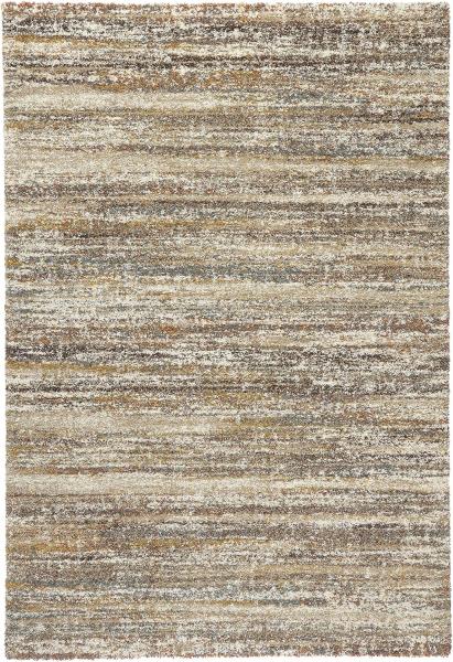 Hochflor Teppich Granite Braun meliert - 133x195x2,5cm