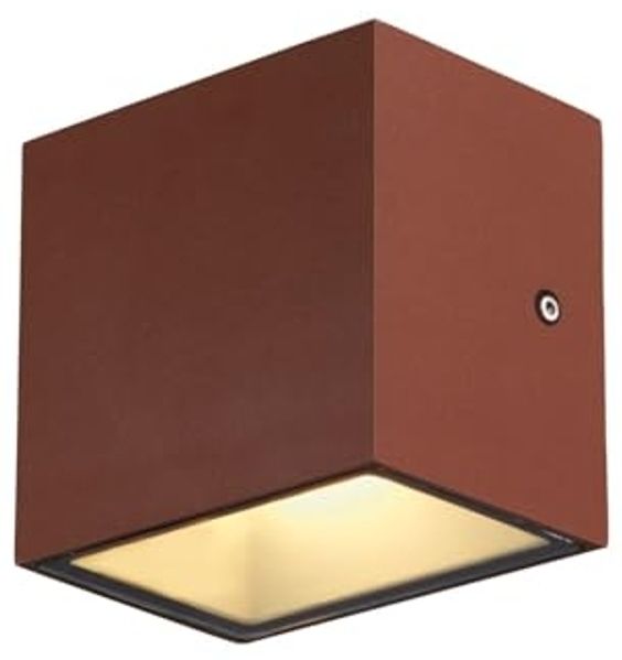 SLV 1005150 SITRA S LED Outdoor Wandaufbauleuchte rostfarben CCT switch IP44
