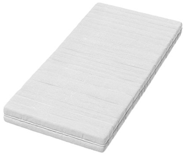 ACMA Kinderbett Jugendbett mit Einer Schublade und Matratze Grau mit Rausfallschutz Lattenrost II (01 Zoo, 140x70) Bild 5