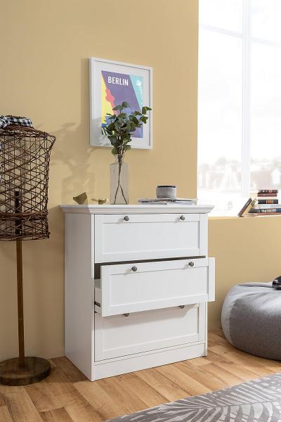 Kommode 'LANDWOOD 3S', weiß