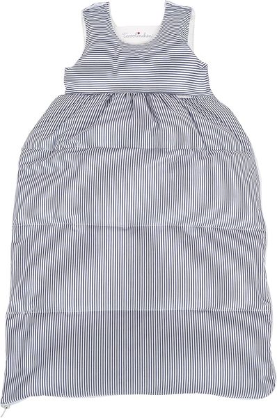 Tavolinchen Babyschlafsack Daunenschlafsack\"Streifen klassisch\" Kinderschlafsack - marine - 80cm