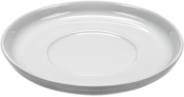 Arzberg Cucina Untertasse für Café-au-lait Tasse 420 ml, Unterteller, Unter Teller, Bianca, Porzellan, 17 cm, 42116-800001-14851