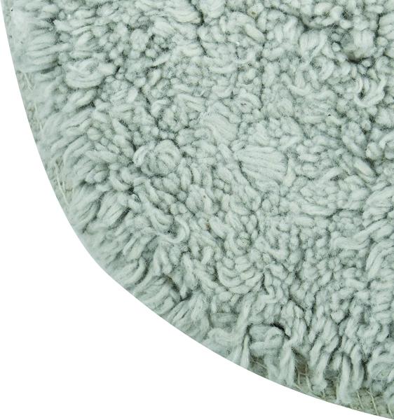 Spirella Badteppich Badematte Duschvorleger CAMPUS 100% Baumwolle Hochflor | flauschig | rutschhemmend | geeignet für Fußbodenheizung | 50x70 cm | Grau Bild 4