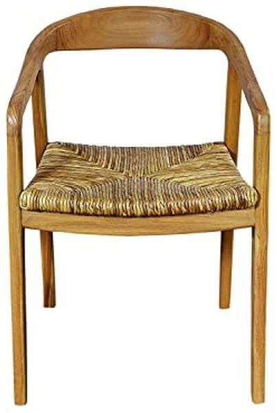 SIT&CHAIRS Armlehnstuhl Teak Rattan Natur