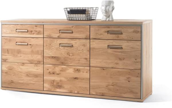 Sideboard Esma 1 Eiche bianco teilmassiv 184x89x45 cm Anrichte