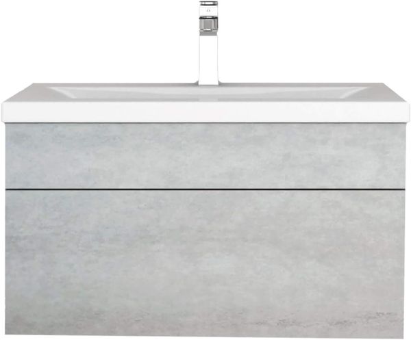 HOME DELUXE Waschtisch 'WANGEROOGE - S', Grau