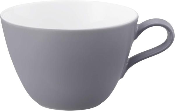 Milchkaffee-Obertasse 0,37 l Life Fashion Elegant Grey Seltmann Weiden Milchkaffeetasse - Mikrowelle geeignet, Spülmaschinenfest