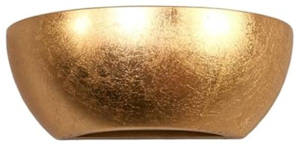 Lindby Wandleuchte Kolja, Gips Gold / Messing IP20, 1 x 10 W LED
