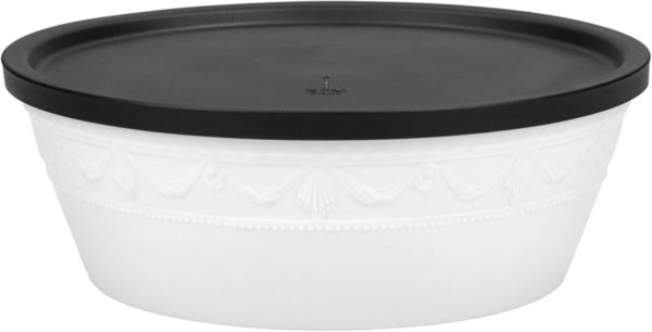 KPM Berlin Kurland Kpm To Go Box Weiß Mit Deckel Schwarz Im Geschenkkarton