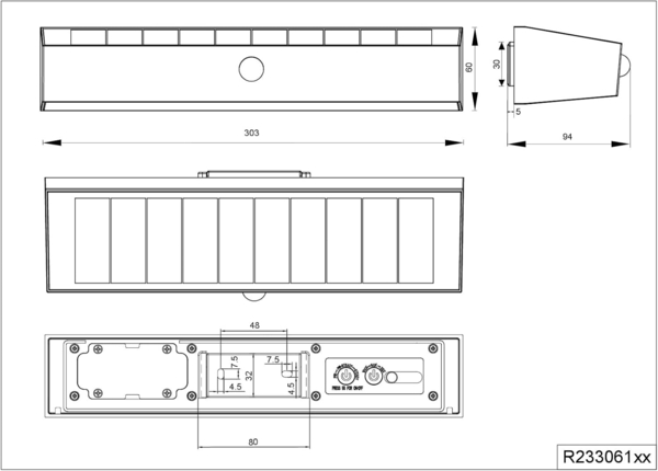 Solar Wandleuchte SILVES auch per USB aufladbar mit Bewegungsmelder, Breite 30cm Bild 16