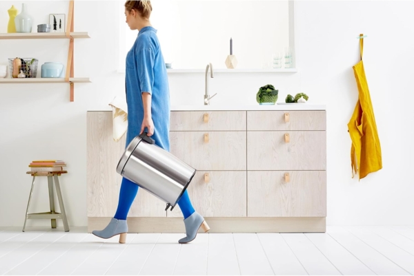 Brabantia 'NewIcon' Treteimer, Matt Stahl Fingerprint Proof, 20 Liter Bild 4