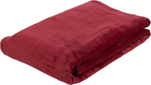 Wohndecke Memphis, Gözze, in tollen Unifarben, Kuscheldecke