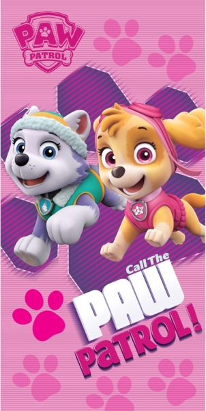 BERONAGE Strandtücher Paw Patrol Kinder Badetuch Girl's Rosa 60x120 cm, 100% Baumwolle (1-St), Frottee in Velours-Qualität Bild 6