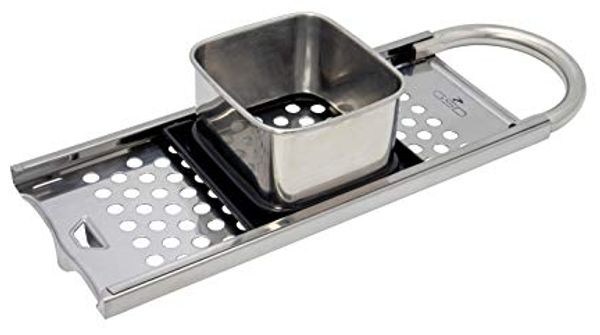 GSD HAUSHALTSGERÄTE Spätzlehobel, Edelstahl, Kunststoff, für lange Spätzle
