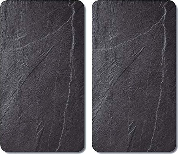 KESPER | Multi-Glasschneideplatte, Material: Glas, Maße: 52 x 30 x 0,8 cm, Motiv: Schiefer, Farbe: Dunkelgrau | 36523 13
