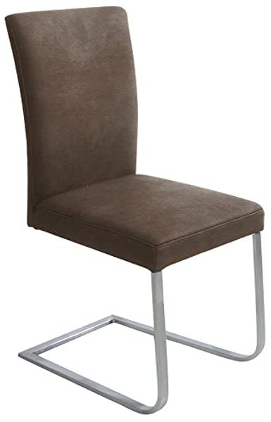 Komfort & Wohnen Stuhl Esszimmerstuhl Freischwinger Schwingstuhl 46 x 98 x 60 cm Sand