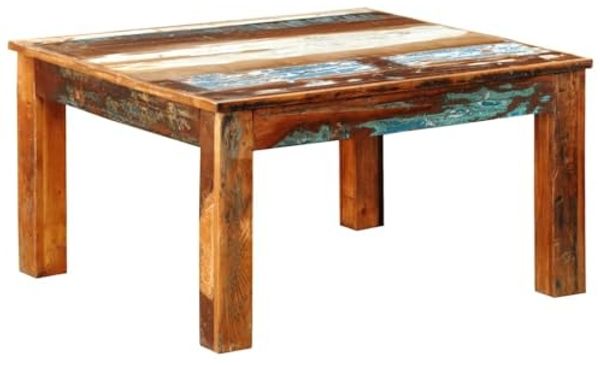 vidaXL Couchtisch Quadratisch Altholz 240959