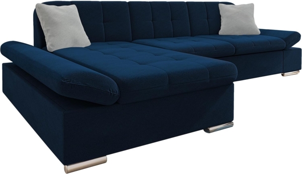 Ecksofa Montana (Farbe: Kronos 09 + Kronos 09 + Paros 5, Seite: Links)